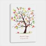 Fingerabdruck Baum Vorlage Elegant ♥wedding Tree Leinwand♥
