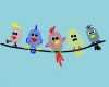 Fingerabdruck Figuren Vorlagen Beste Simple Funny Fingerprint Art Ideas Fingerprint Birds On