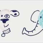 Fingerabdruck Figuren Vorlagen Neu Fingerabdruck Tiere Für Kids