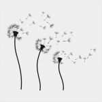 Fingerabdruck Pusteblume Vorlage Cool Wandtattoo Pusteblume Selbstklebend