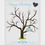 Fingerabdruck Taufe Vorlage Wunderbar Fingerabdruckleinwand Gästebuch Geburtstag Blau