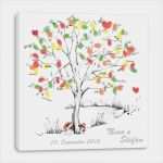 Fingerabdruck Vorlage Wunderbar Fingerabdruck Baum Auf Leinwand ♥ Hochzeitsspiel