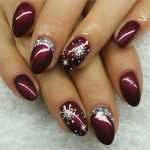 Fingernägel Motive Vorlagen Elegant Nail Design Fullcover Winter Christmas