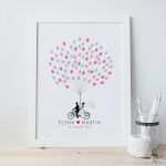 Fingerprint Hochzeit Vorlage Inspiration Fingerprint Poster Zur Hochzeit Design Grusskarten