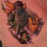 Firefighter Tattoo Vorlagen Angenehm Die Besten 25 Feuerwehr Tattoos Ideen Auf Pinterest
