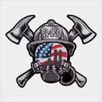 Firefighter Tattoo Vorlagen Best Of Embroidered 343 Firefighter September 11th Remembered
