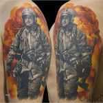 Firefighter Tattoo Vorlagen Schönste Die Besten 25 Feuerwehr Tattoos Ideen Auf Pinterest