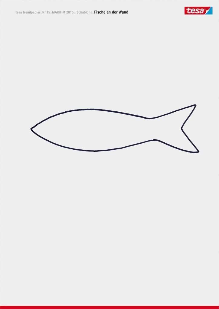 Fisch Vorlage Zum Ausschneiden Bewundernswert Fische An ...
