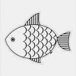 Fisch Vorlage Zum Basteln Elegant Kostenlose Malvorlage Tiere Fisch Zum Ausschneiden Zum