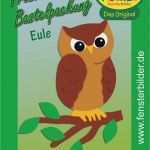 Fischer Fensterbilder Vorlagen Erstaunlich Fensterbild Bastelvorlage Probier Eule Fischer