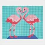 Flamingo Laterne Basteln Vorlage Erstaunlich Ministeck &quot;flamingo&quot; Einzigartig Detailreich