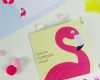 Flamingo Laterne Basteln Vorlage Fabelhaft sommerliche Flamingo Einladung Basteln Balloonasblog