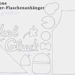 Flaschenanhänger Basteln Vorlage Wunderbar Flaschenanhänger Für Silvester Glücksschwein