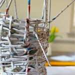 Flechten Mit Papier Vorlagen Inspiration Basteln Mit Zeitungspapier Kreative Anwendungen Mit