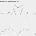 Fledermaus Vorlage Zum Basteln Luxus Bastelanleitungen