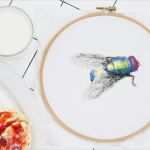 Fliege Vorlage Neu Stickdatei Stickmuster Kreuzstich Vorlage Mit Anleitung