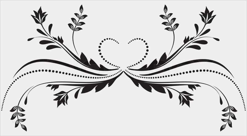 Florale ornamente Vorlagen Kostenlos Neu Decorative ornament Vektorgrafik