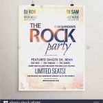 Flugblatt Vorlage Inspiration Rock Party Musik Flyer Vorlage Mit Strukturierten