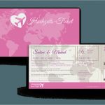 Flugticket Einladung Vorlage Großartig Hochzeitseinladung Flugticket