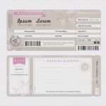 Flugticket Einladung Vorlage Schönste Flugticket Vorlage