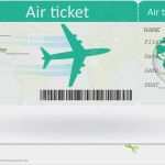 Flugticket Geschenk Vorlage Luxus Variante Des Flugtickets Vektor Abbildung Illustration