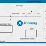 Flugticket Gutschein Vorlage Angenehm 15 Flugtickets Blanko