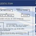 Flugticket Gutschein Vorlage Best Of Einladungskarten Flugticket Blau Geburtstag 18 20 30 40
