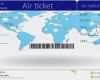 Flugticket Gutschein Vorlage Erstaunlich Variante Des Flugtickets Vektor Abbildung Bild Von