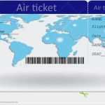 Flugticket Gutschein Vorlage Erstaunlich Variante Des Flugtickets Vektor Abbildung Bild Von