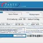 Flugticket Vorlage Download Angenehm Schon Einladung Geburtstag Eintrittskarte Vorlage Oder