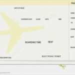 Flugticket Vorlage Kostenlos Bewundernswert Muster Einer Bordkarte Oder Des Flugtickets Vektor