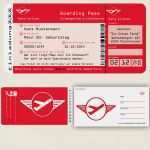 Flugticket Vorlage Kostenlos Einzigartig Einladungskarten Geburtstag Einladung Ticket Party