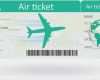 Flugticket Vorlage Kostenlos Schön Variante Des Flugtickets Vektor Abbildung Illustration