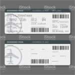 Flugticket Vorlage Photoshop Luxus Blank Airport Boarding Pass Template Stock Vector Art