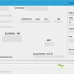 Flugticket Vorlage Photoshop Neu Muster Einer Bordkarte Oder Des Flugtickets Vektor