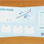Flugticket Vorlage Photoshop Süß Die Besten 25 Boarding Pass Template Ideen Auf Pinterest