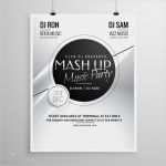 Flyer 6 Seitig Vorlage Einzigartig Musik Party Flyer Vorlage Layout Design Für Neues Jahr