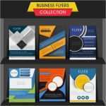 Flyer Design Vorlagen Kostenlos Erstaunlich Set Von Sechs Verschiedenen Business Flyer Oder Vorlagen