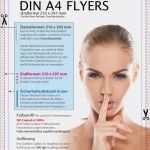 Flyer Din A4 Vorlage Erstaunlich Din A4 Flyer Drucken · Profi Druck · Beidseitig Farbe