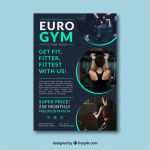 Flyer Drucken Vorlage Beste Fitnessstudio Flyer Vorlage