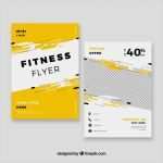 Flyer Drucken Vorlage Luxus Fitnessstudio Flyer Vorlage