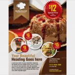 Flyer Gastronomie Vorlage Elegant Restaurant Flyer Vorlage Salatbar Steak House Cafe