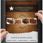 Flyer Gastronomie Vorlage Hübsch Steak House Speisekarten Flyer