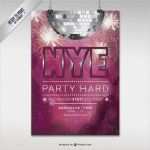 Flyer Haussuche Vorlage Süß Cmyk Neujahr Silvester Party Flyer Vorlage