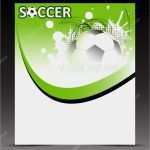 Flyer Hintergrund Vorlagen Erstaunlich Vorlage Flyer Mit Fußball Auf Abstrakten Hintergrund