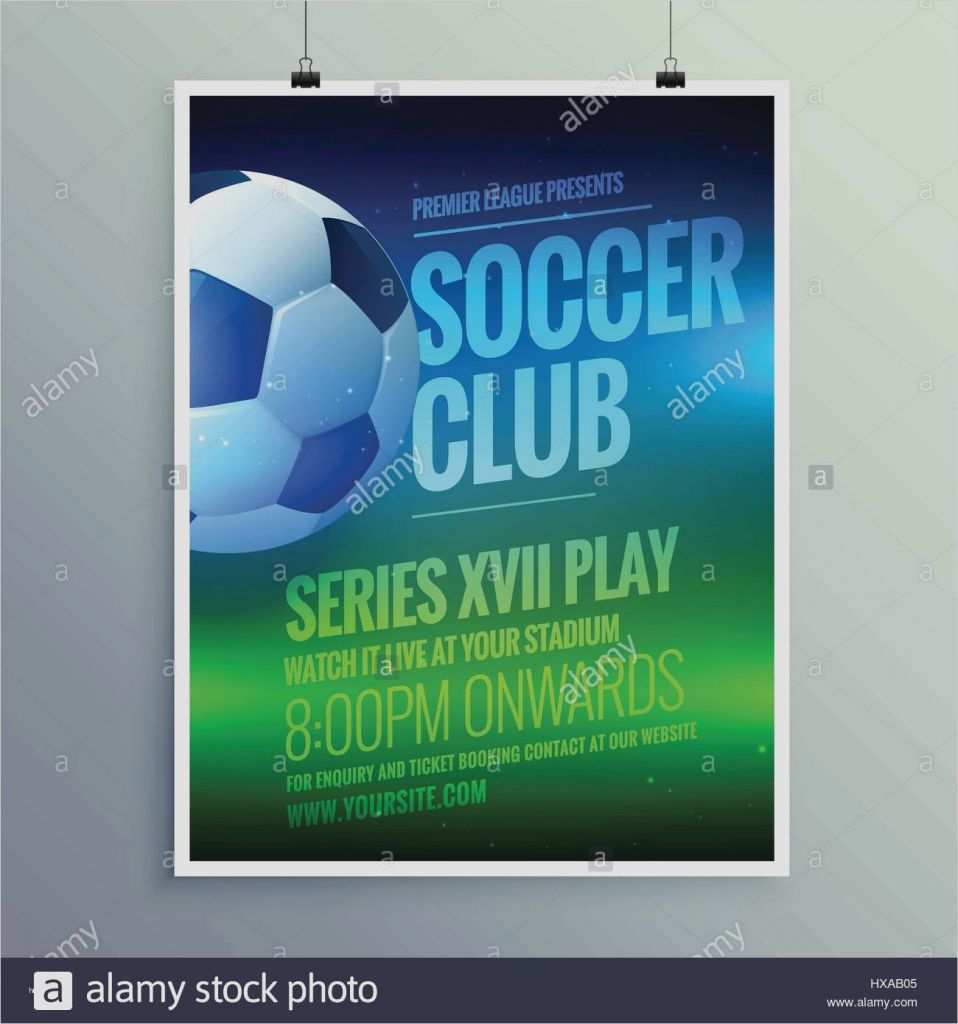 Flyer Kosmetik Vorlagen Inspiration Flyer Einladung Cool Fußball Club Broschüre Flyer Design