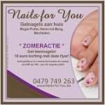 Flyer Nagelstudio Vorlagen Großartig Gelnagels Aan Huis Regio Mechelen Zomeractie