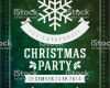 Flyer Party Vorlage Wunderbar Weihnachtspartyeinladung Retro Vektorposter Oder Flyer