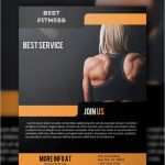 Flyer Psd Vorlage Bewundernswert Fitness Gym Flyer Psd Vorlage