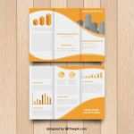 Flyer Vorlage Download Gut Gelbe Wellenförmige Trifold Flyer Vorlage